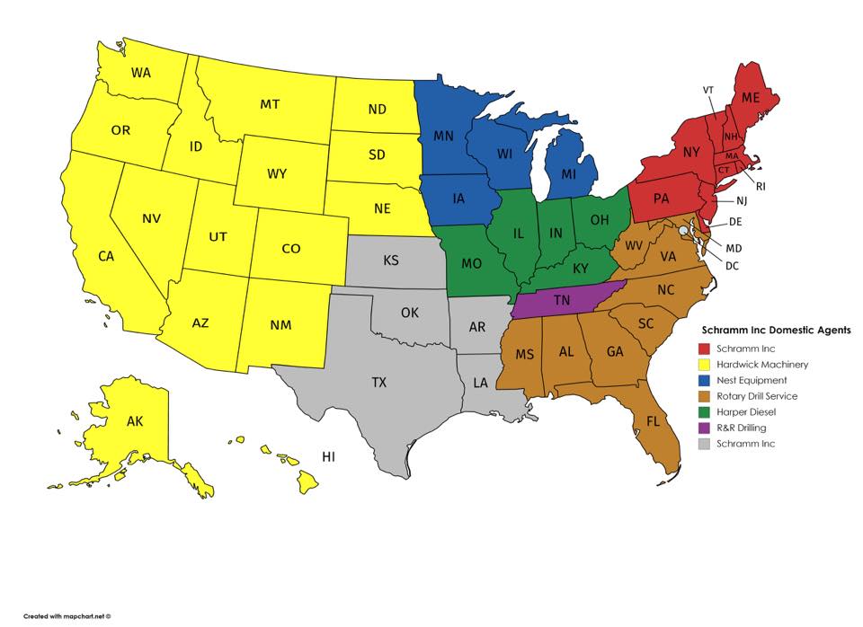 USA Service Map